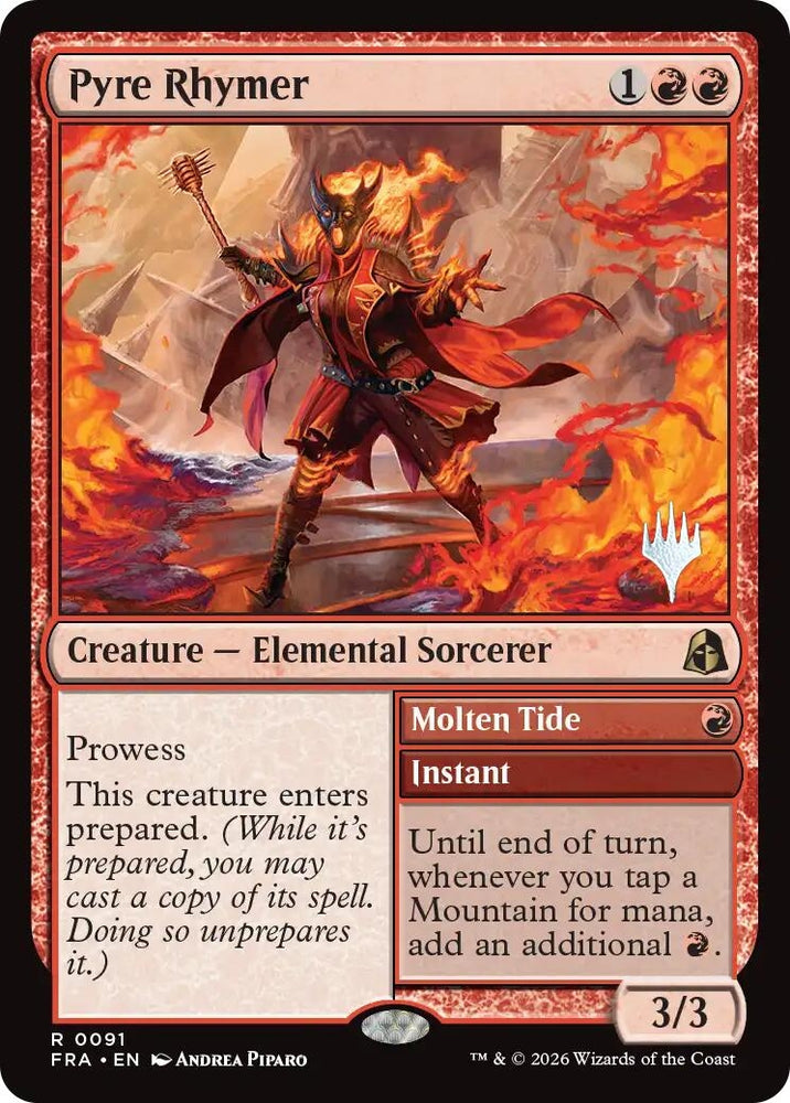Image for Pyre Rhymer (91) (PPFRA) - Magic: The Gathering