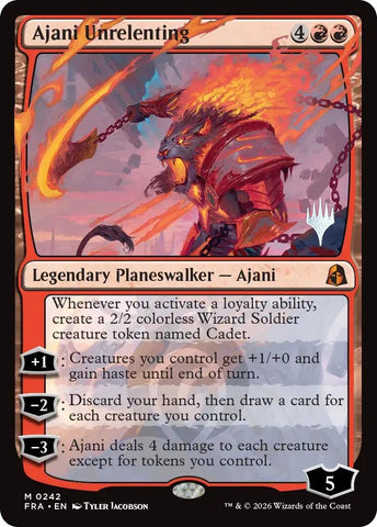 Image for Ajani Unrelenting (242) (PPFRA) - Magic: The Gathering