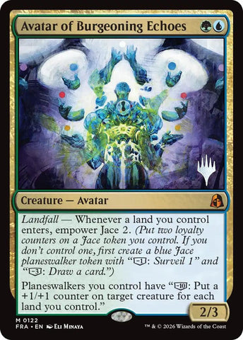 Image for Avatar of Burgeoning Echoes (122) (PPFRA) - Magic: The Gathering