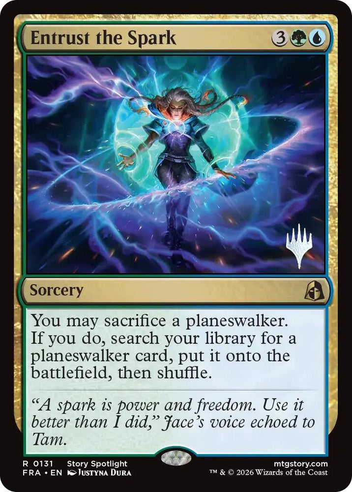 Image for Entrust the Spark (131) (PPFRA) - Magic: The Gathering