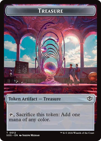 Image for Treasure // Food Double-Sided Token (12 // 27) (SOS) - Magic: The Gathering
