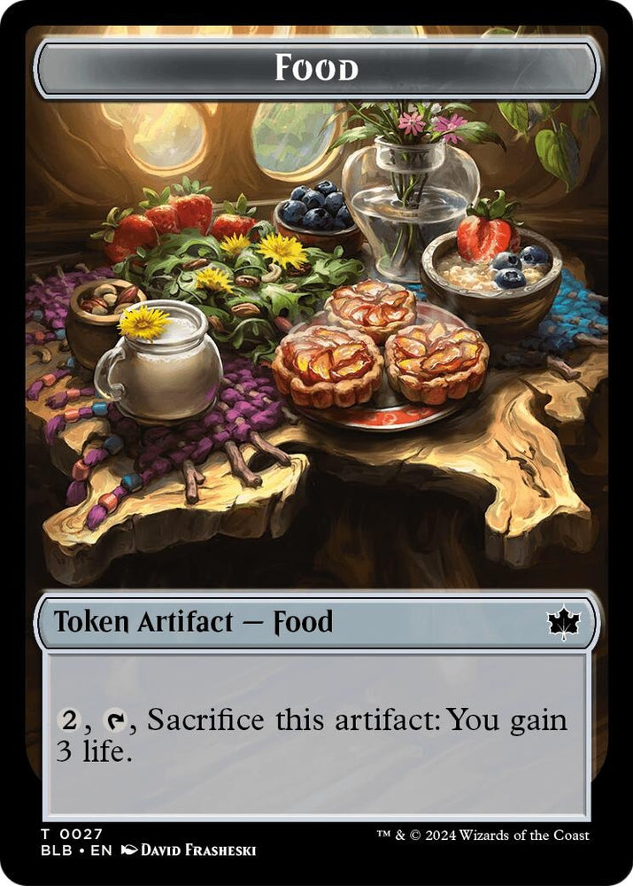Image for Food // Clue Token Double-Sided Token (27 // 14) (SOS) - Magic: The Gathering