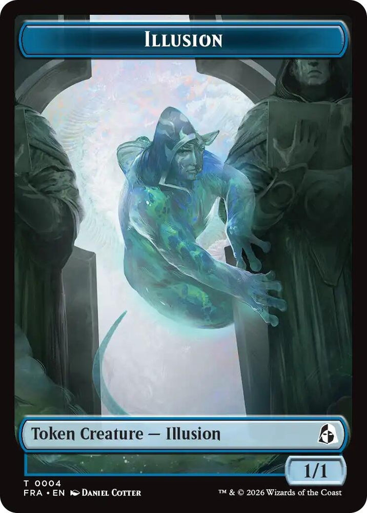 Image for Illusion // Jace Double-Sided Token (4 // 5) (FRA) - Magic: The Gathering