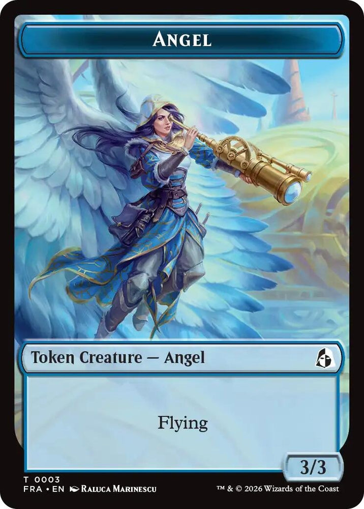 Image for Angel (0003) // Treasure Double-Sided Token (3 // 15) (FRA) - Magic: The Gathering