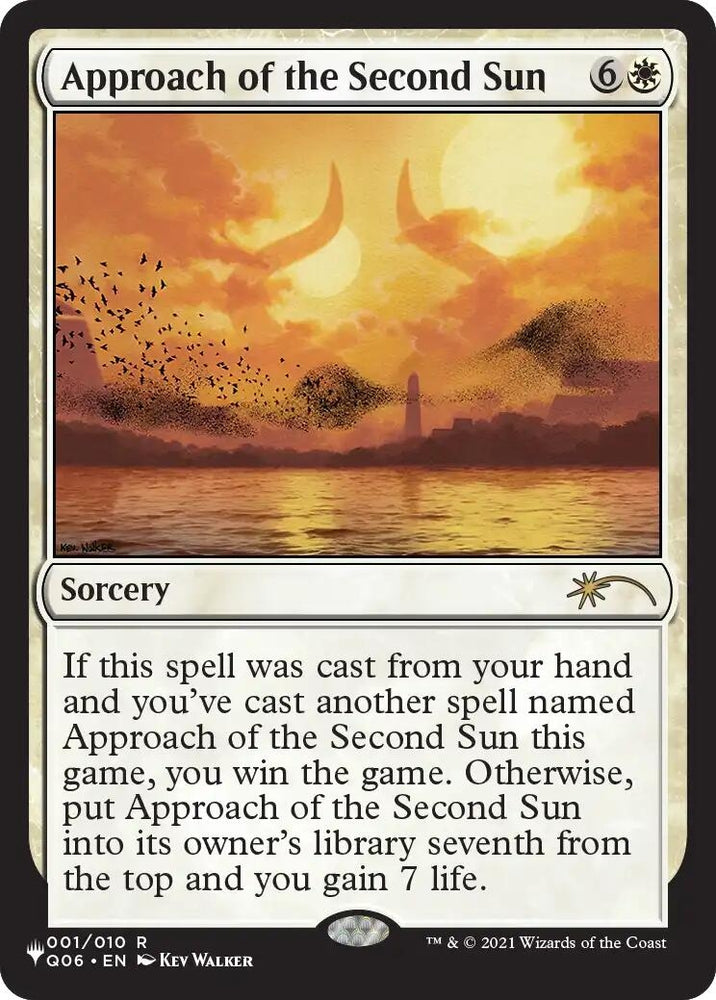 Image for Approach of the Second Sun (Q06) (1) (LIST) - Magic: The Gathering