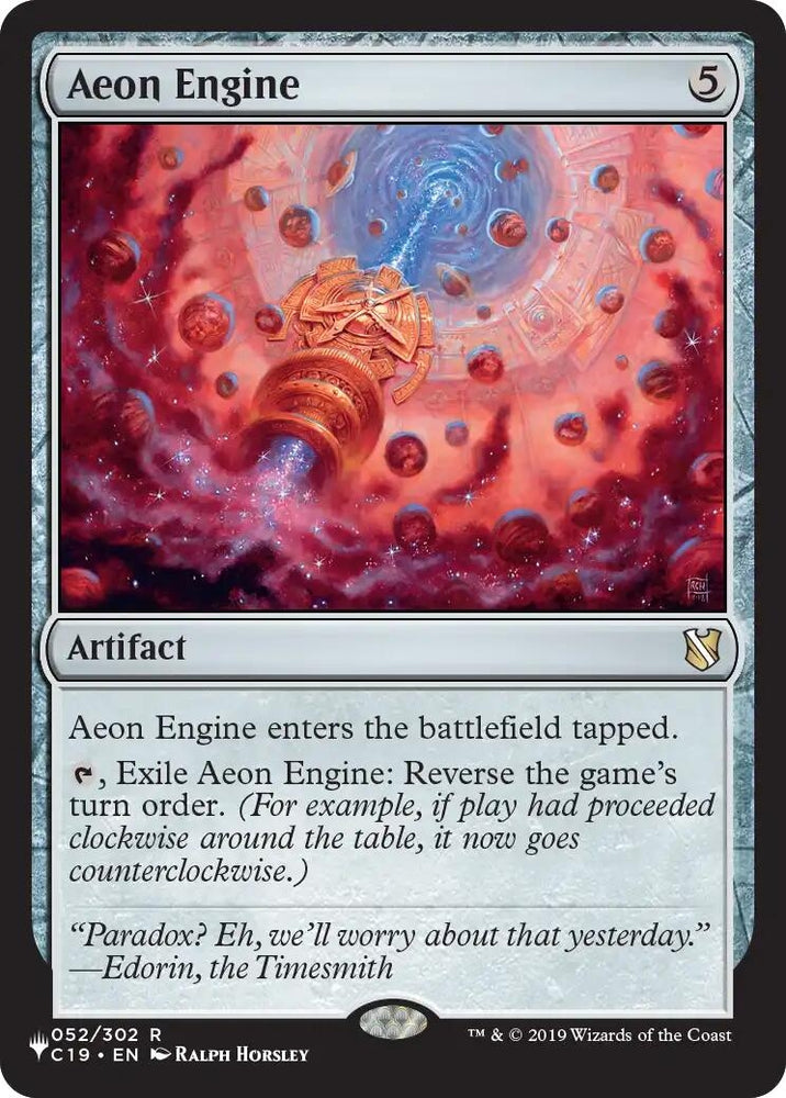 Image for Aeon Engine (52) (LIST) - Magic: The Gathering