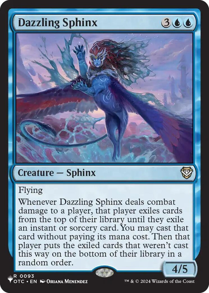 Image for Dazzling Sphinx (93) (LIST) - Magic: The Gathering