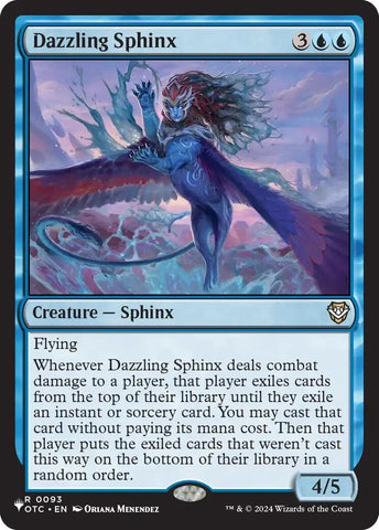Image for Dazzling Sphinx (93) (LIST) - Magic: The Gathering