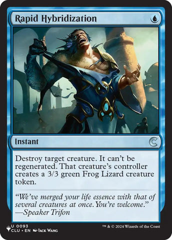 Image for Rapid Hybridization (CLU) (93) (LIST) - Magic: The Gathering