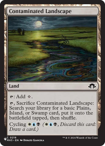 Image for Contaminated Landscape (218) (LIST) - Magic: The Gathering