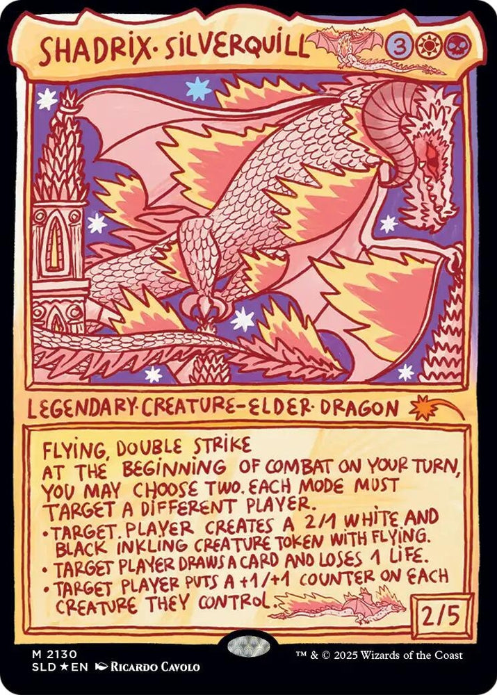 Image for Shadrix Silverquill (2130) (SLD) - Magic: The Gathering