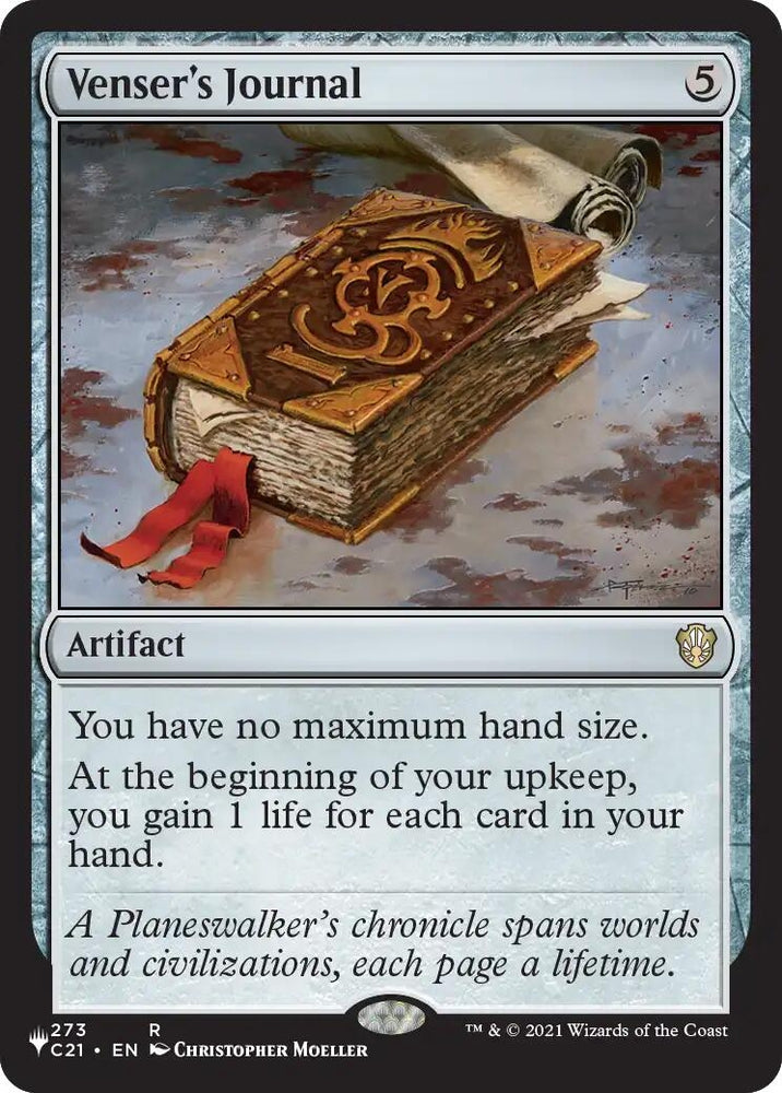 Image for Venser's Journal (273) (LIST) - Magic: The Gathering