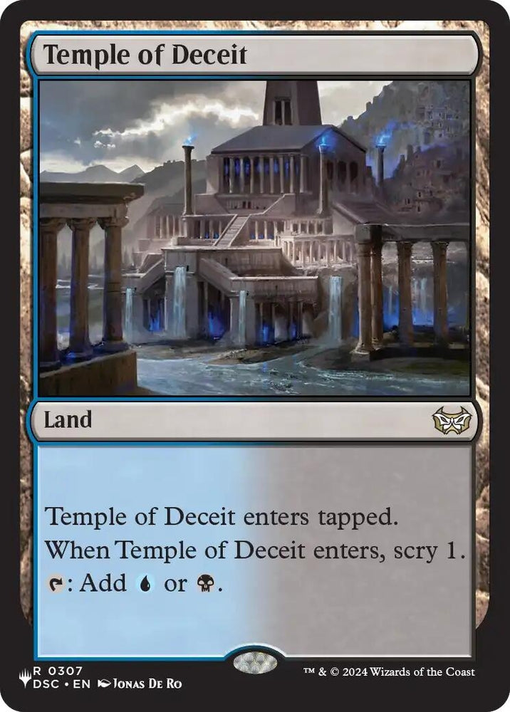 Image for Temple of Deceit (307) (LIST) - Magic: The Gathering