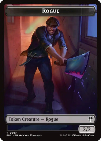 Image for Rogue // Zombie Army Double-Sided Token (7 // 8) (FRC) - Magic: The Gathering