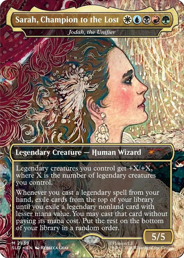 Image for Sarah, Champion to the Lost - Jodah, the Unifier (2839) (SLD) - Magic: The Gathering