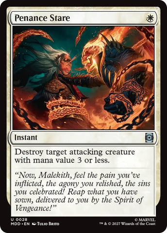 Image for Penance Stare (28) (MDD) - Magic: The Gathering