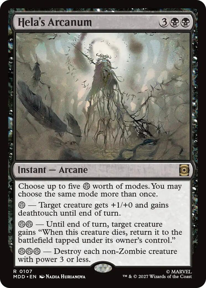 Image for Hela's Arcanum (107) (MDD) - Magic: The Gathering
