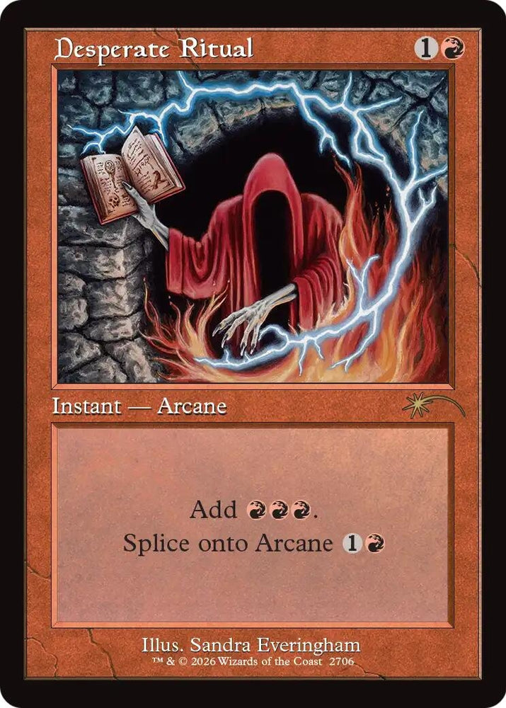 Image for Desperate Ritual (2706) (Retro Frame) (2706) (SLD) - Magic: The Gathering