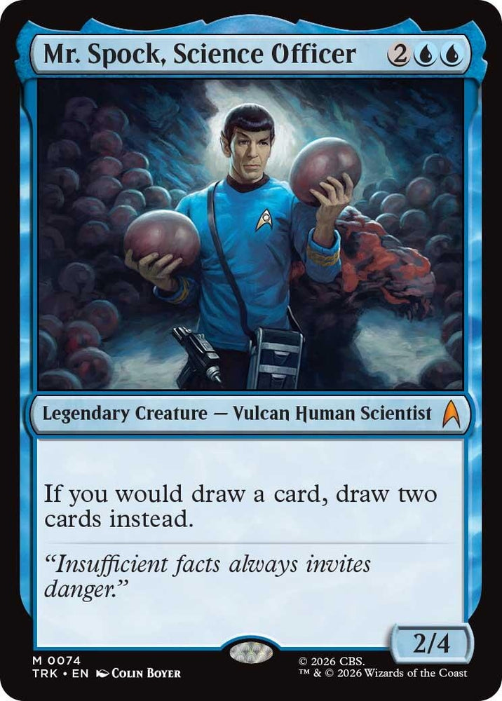 Image for Mr. Spock, Science Officer (74) (TRK) - Magic: The Gathering