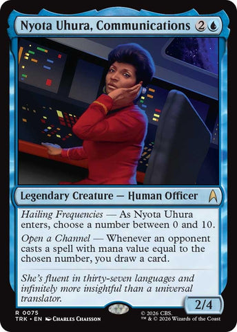 Image for Nyota Uhura, Communications (75) (TRK) - Magic: The Gathering