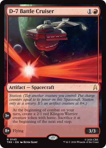 Image for D-7 Battle Cruiser (145) (TRK) - Magic: The Gathering