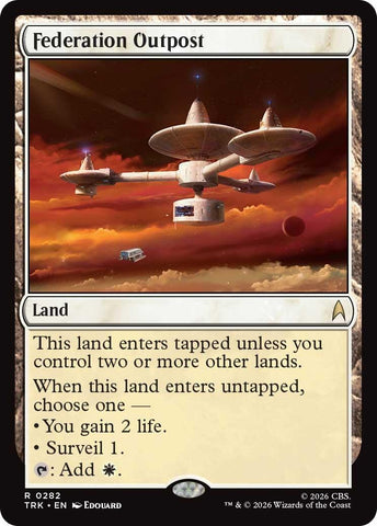 Image for Federation Outpost (282) (TRK) - Magic: The Gathering