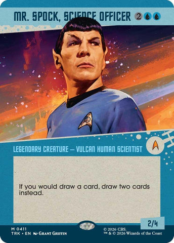 Image for Mr. Spock, Science Officer (Showcase) (411) (TRK) - Magic: The Gathering