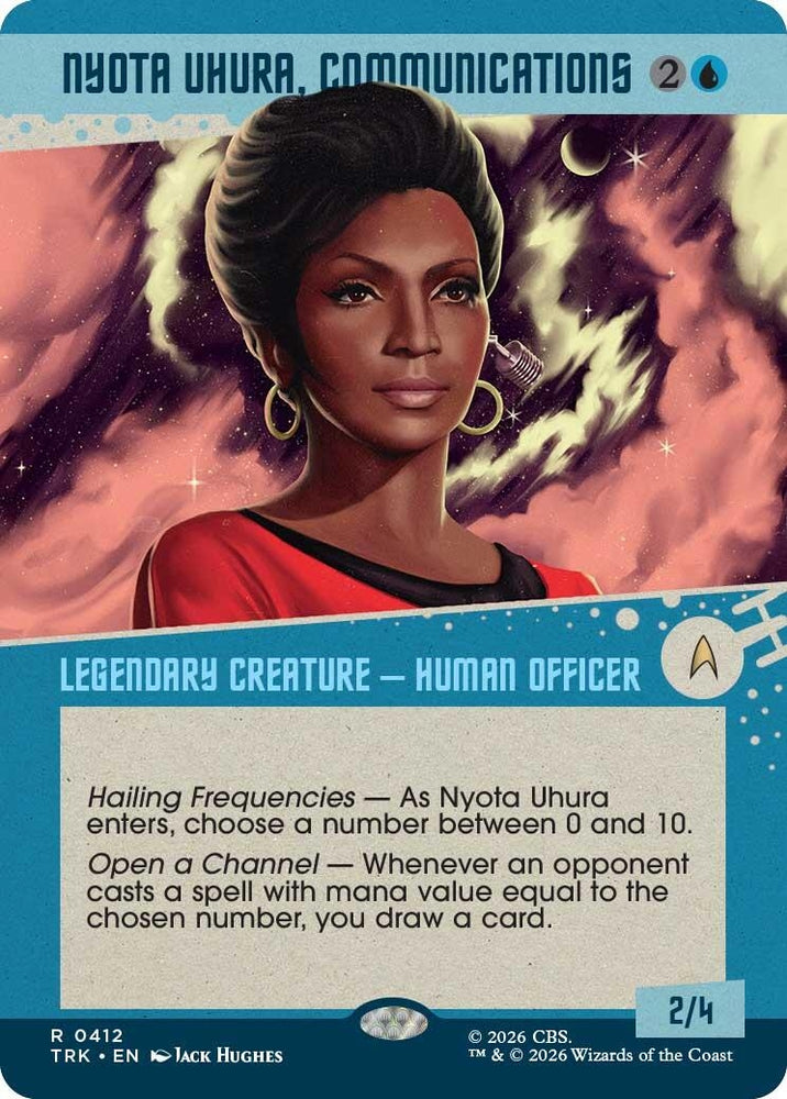 Image for Nyota Uhura, Communications (Showcase) (412) (TRK) - Magic: The Gathering