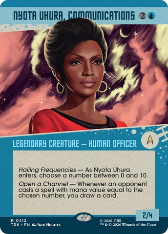 Image for Nyota Uhura, Communications (Showcase) (412) (TRK) - Magic: The Gathering