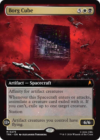 Image for Borg Cube (Extended Art) (475) (TRK) - Magic: The Gathering
