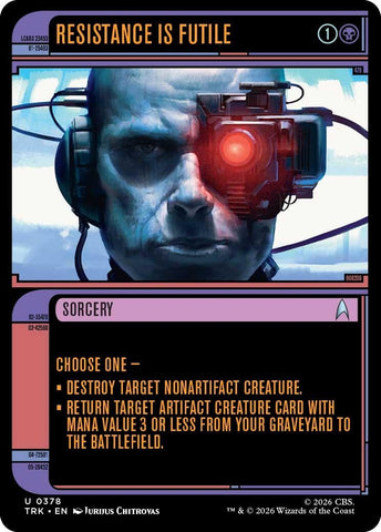 Image for Resistance Is Futile (Showcase) (378) (TRK) - Magic: The Gathering