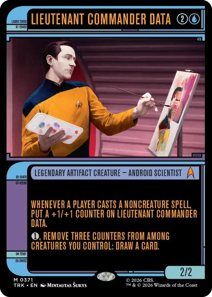 Image for Lieutenant Commander Data (Showcase) (371) (TRK) - Magic: The Gathering