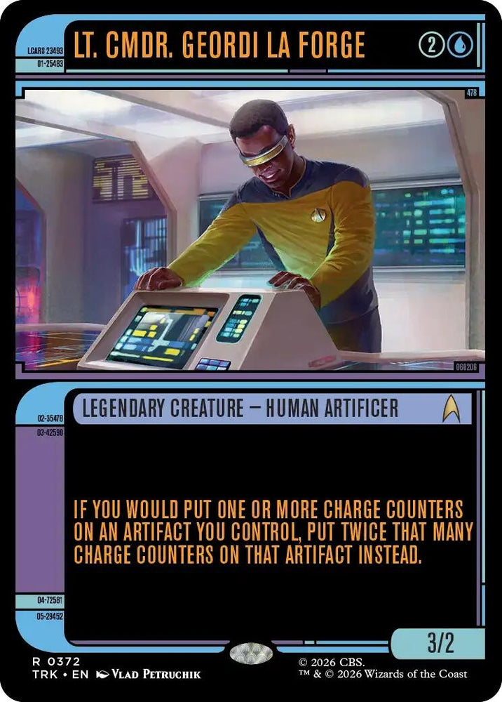 Image for Lt. Cmdr. Geordi La Forge (Showcase) (372) (TRK) - Magic: The Gathering