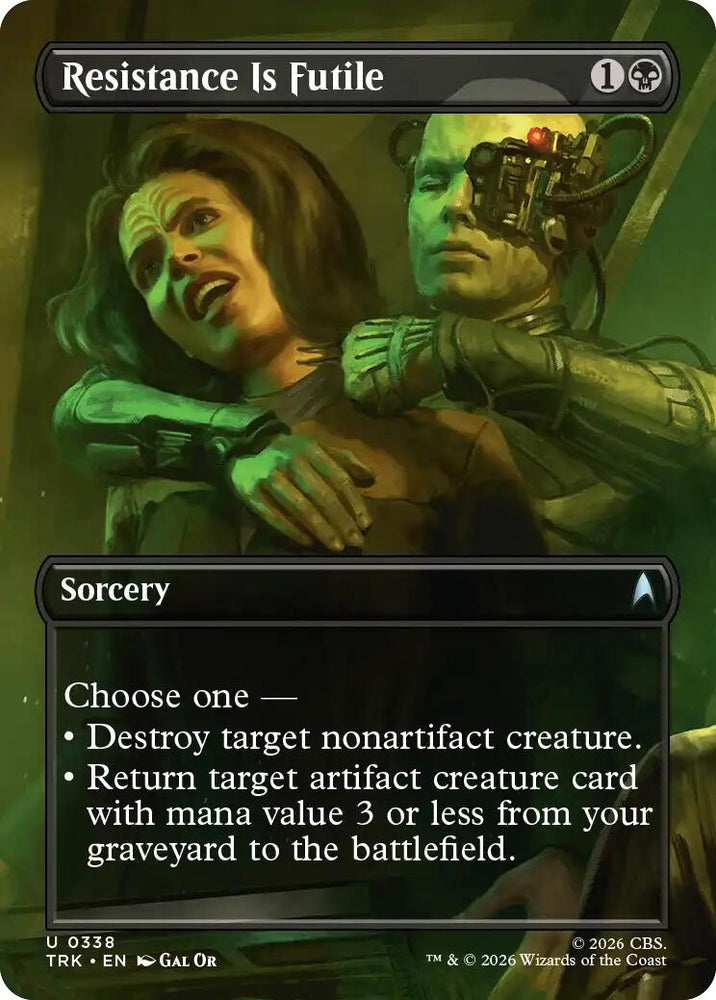 Image for Resistance Is Futile (Borderless) (338) (TRK) - Magic: The Gathering