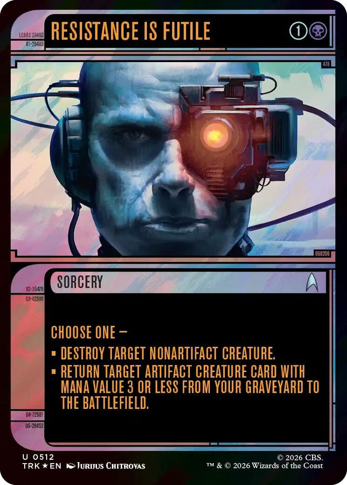 Image for Resistance Is Futile (Showcase) (Surge Foil) (512) (TRK) - Magic: The Gathering