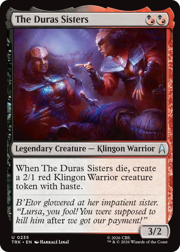 Image for The Duras Sisters (235) (TRK) - Magic: The Gathering