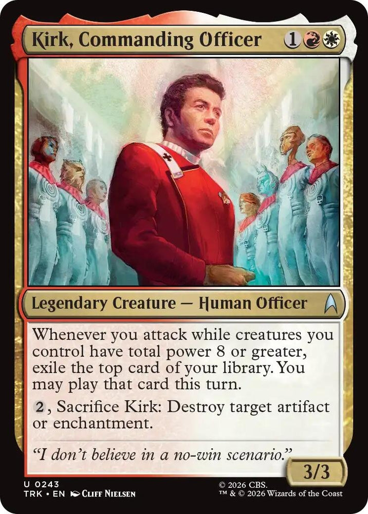 Image for Kirk, Commanding Officer (243) (TRK) - Magic: The Gathering