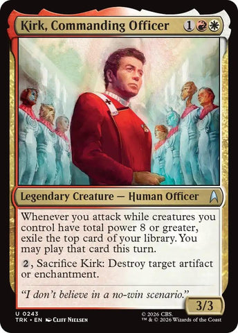 Image for Kirk, Commanding Officer (243) (TRK) - Magic: The Gathering