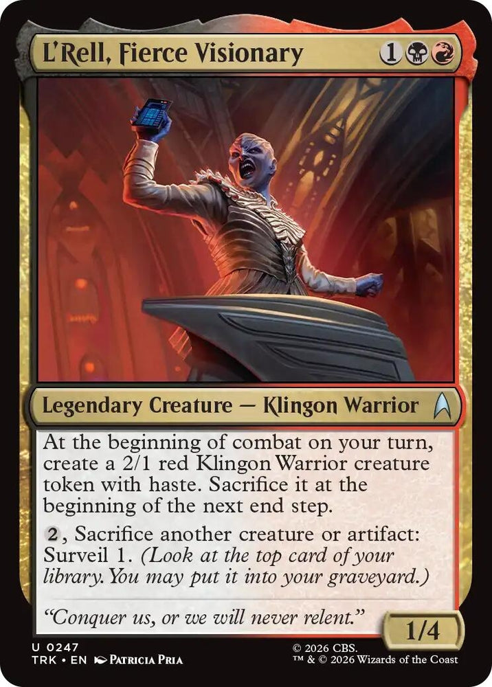 Image for L'Rell, Fierce Visionary (247) (TRK) - Magic: The Gathering