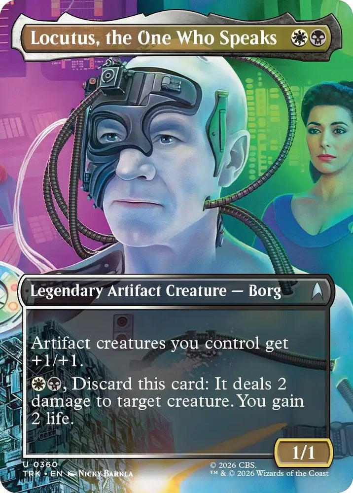 Image for Locutus, the One Who Speaks (Borderless) (360) (TRK) - Magic: The Gathering
