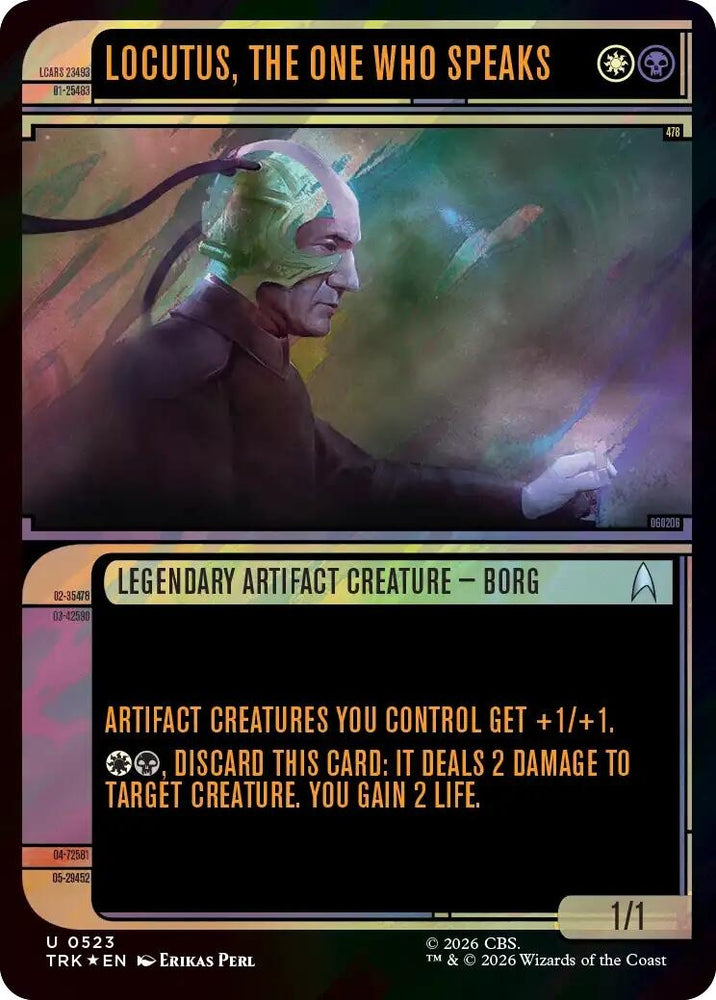 Image for Locutus, the One Who Speaks (Showcase) (Surge Foil) (523) (TRK) - Magic: The Gathering