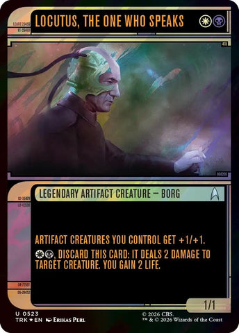 Image for Locutus, the One Who Speaks (Showcase) (Surge Foil) (523) (TRK) - Magic: The Gathering