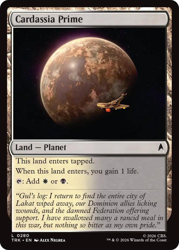 Image for Cardassia Prime (280) (TRK) - Magic: The Gathering