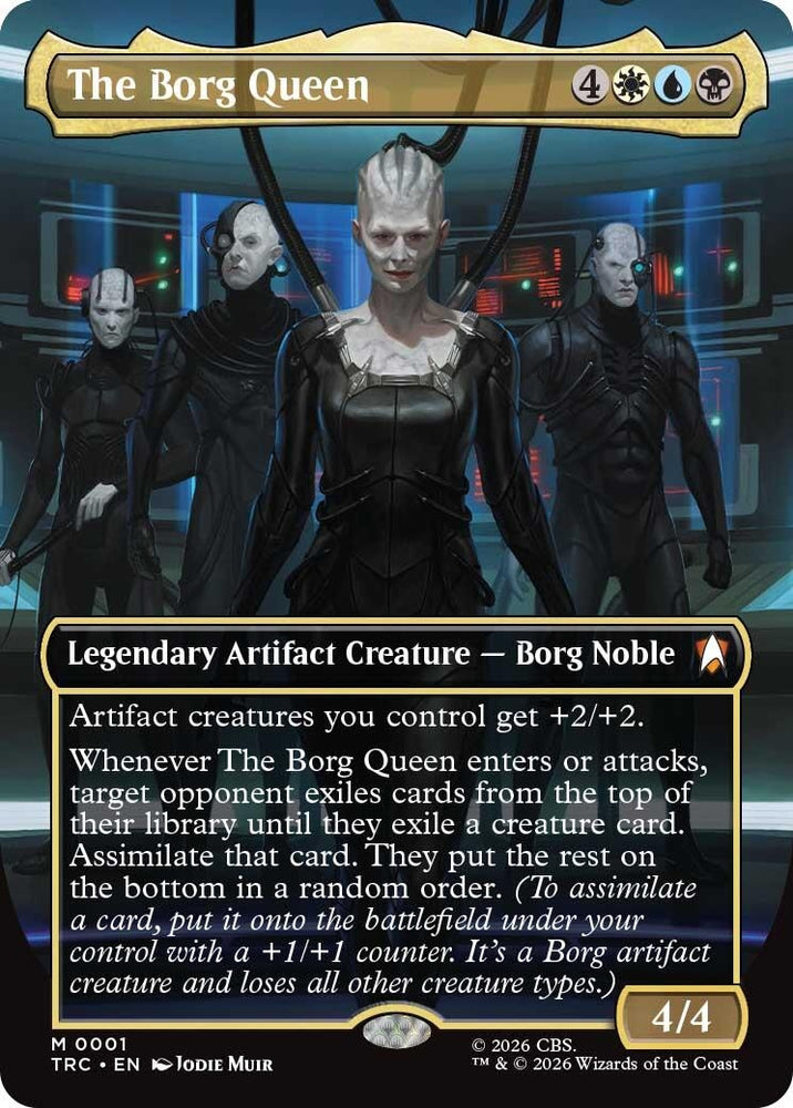 Image for The Borg Queen (Borderless) (1) (TRC) - Magic: The Gathering