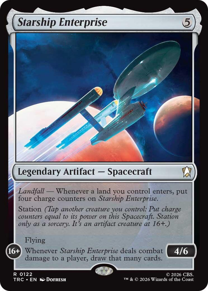 Image for Starship Enterprise (122) (TRC) - Magic: The Gathering