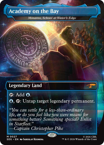 Image for Academy on the Bay - Minamo, School at Water's Edge (Borderless) (27) (SDS) - Magic: The Gathering