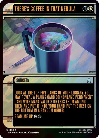 Image for There's Coffee in that Nebula (Showcase) (Surge Foil) (503) (TRK) - Magic: The Gathering