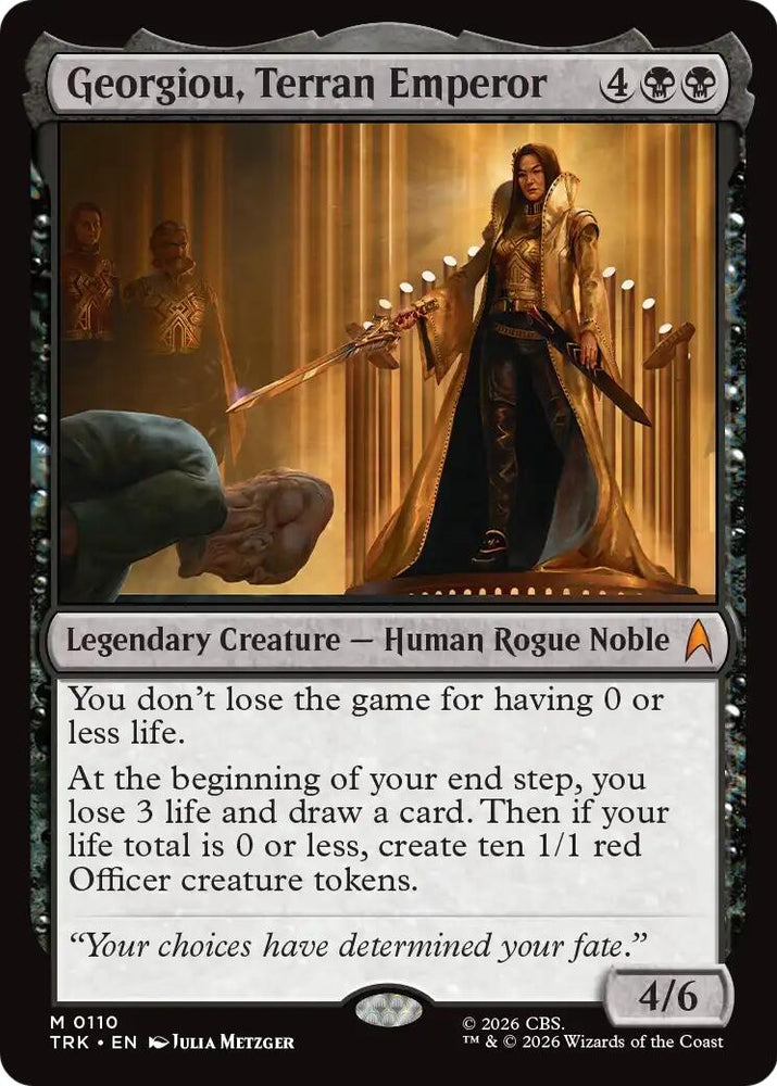 Image for Georgiou, Terran Emperor (110) (TRK) - Magic: The Gathering