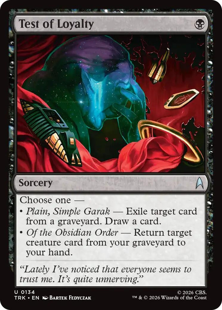 Image for Test of Loyalty (134) (TRK) - Magic: The Gathering