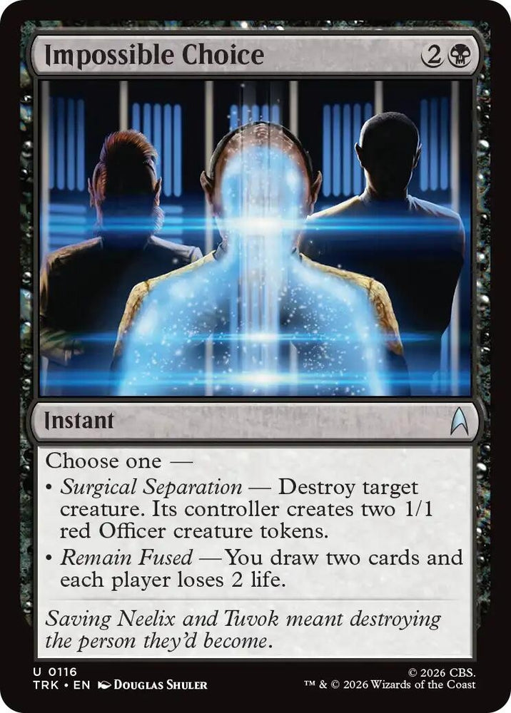 Image for Impossible Choice (116) (TRK) - Magic: The Gathering